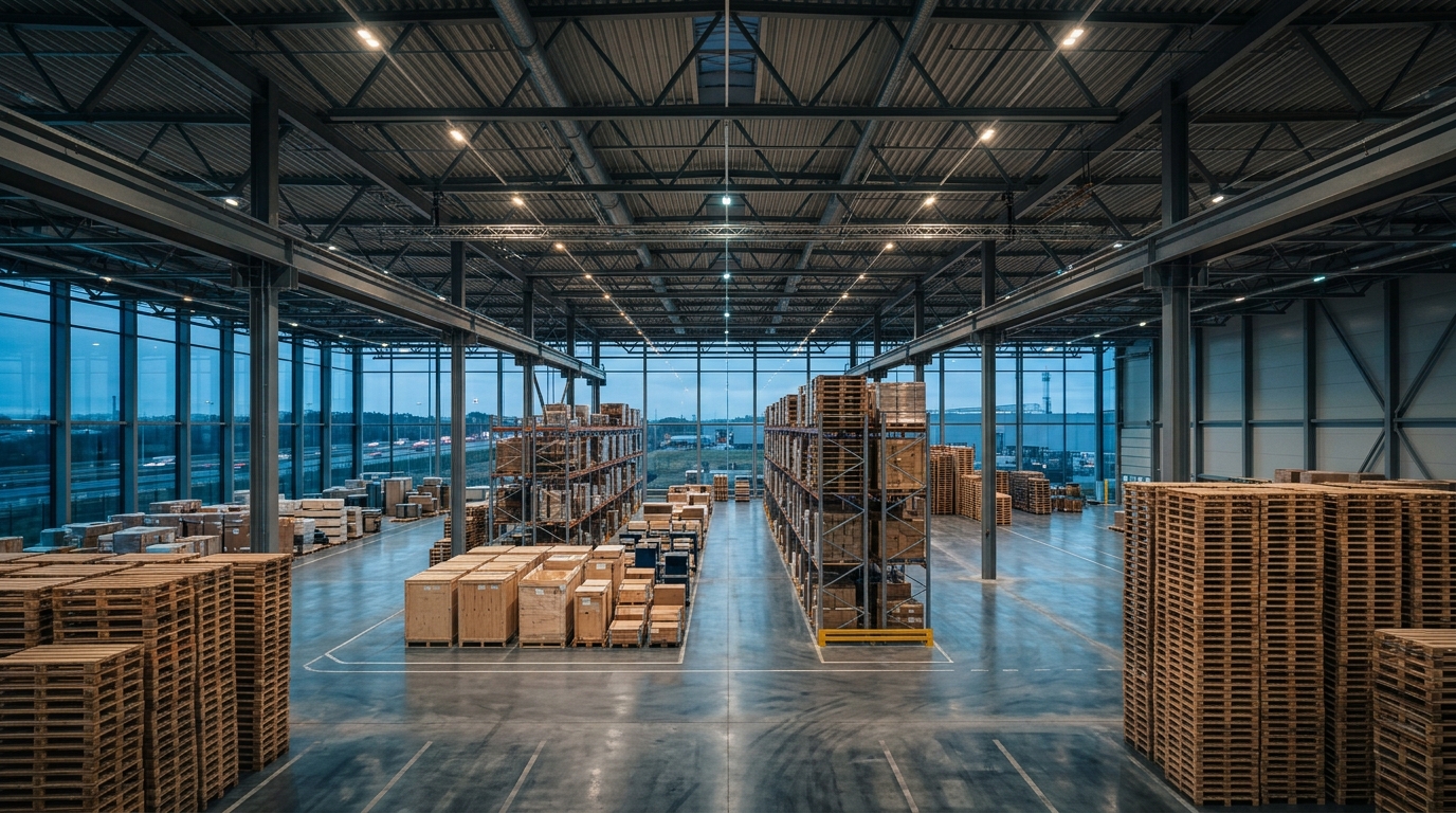 Modern Warehouse and Packaging Facility